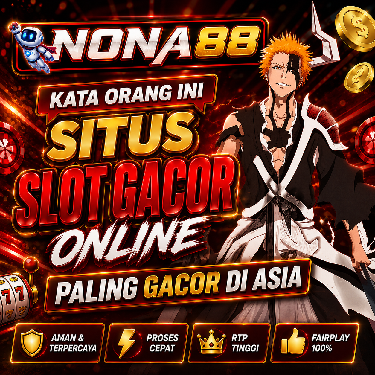 NONA88 # Ayo Daftar Dengan Link Resmi Game Gacor & Depo 30 Detik, Gasken!